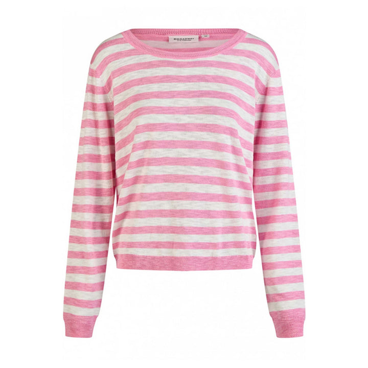 Broadway Damen Strickpullover 55004221 – power pink stripe