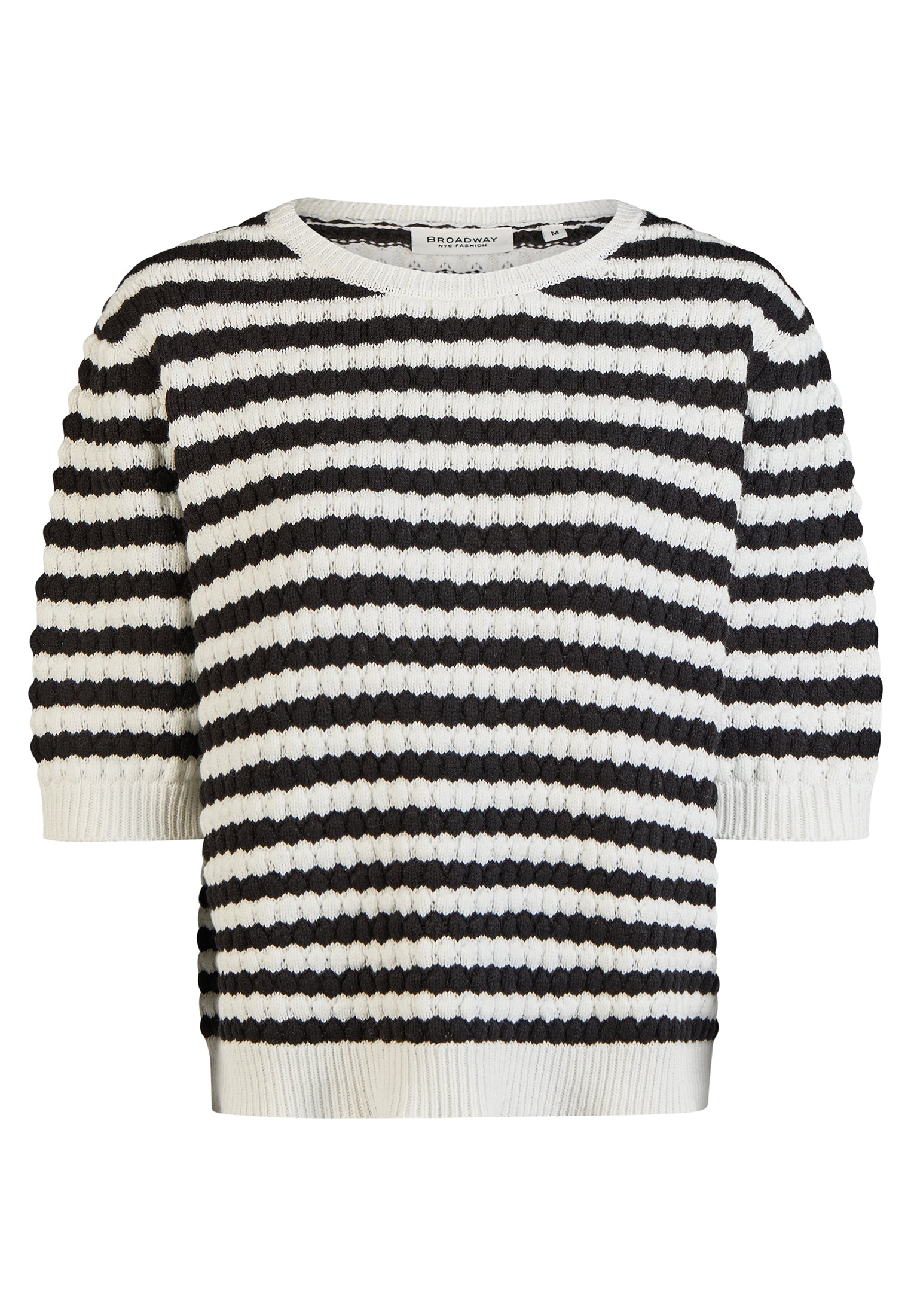 Broadway Damen Strickshirt 55004222 – black stripe