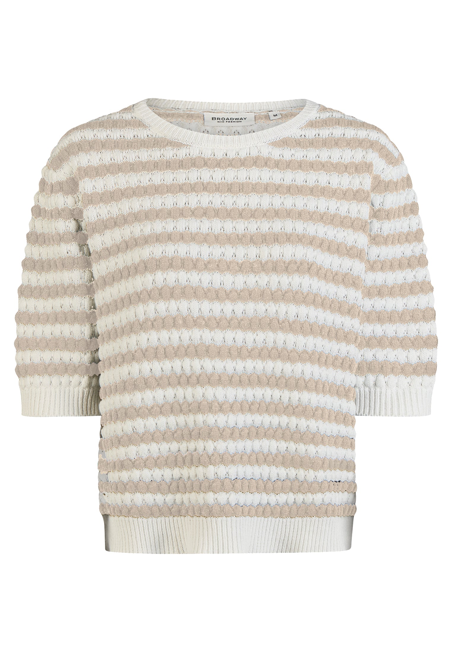 Broadway Damen Strickshirt 55004222 – dune stripe