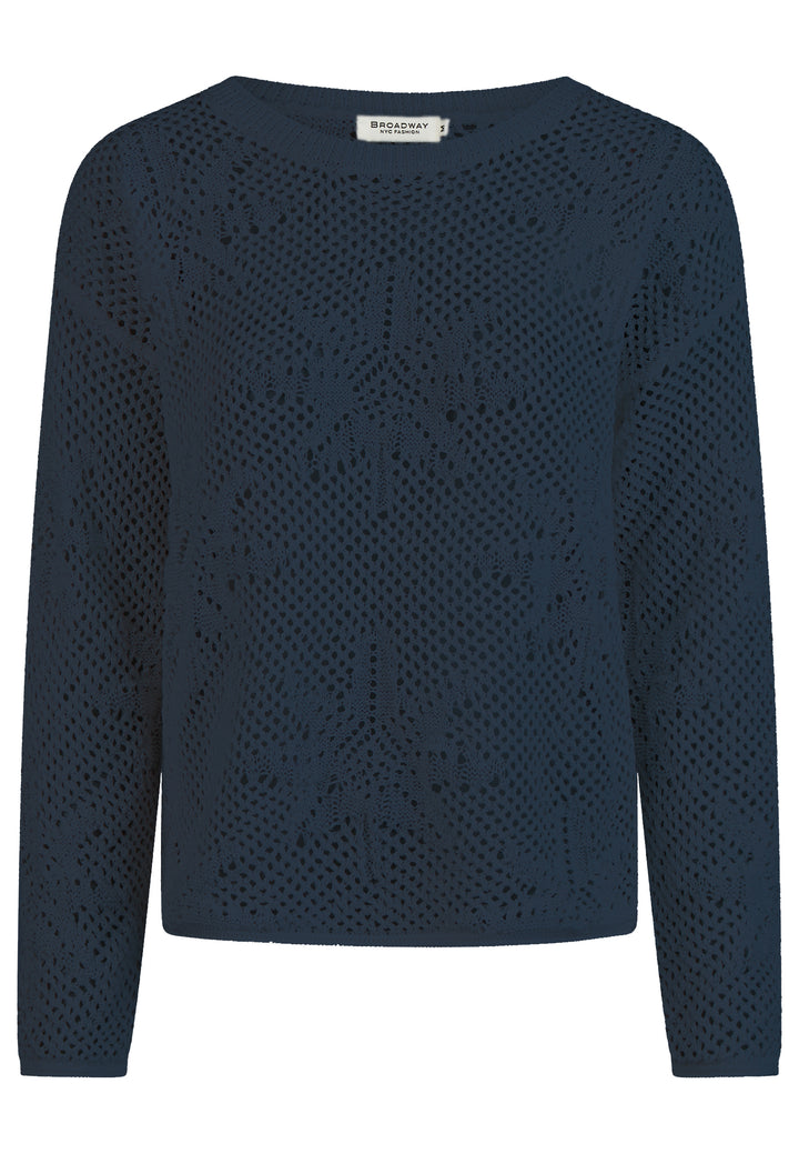 Broadway Damen Strickpullover 55004225 – navy blue