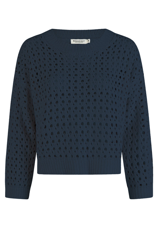 Broadway Damen Strickpullover 55004229 – navy blue