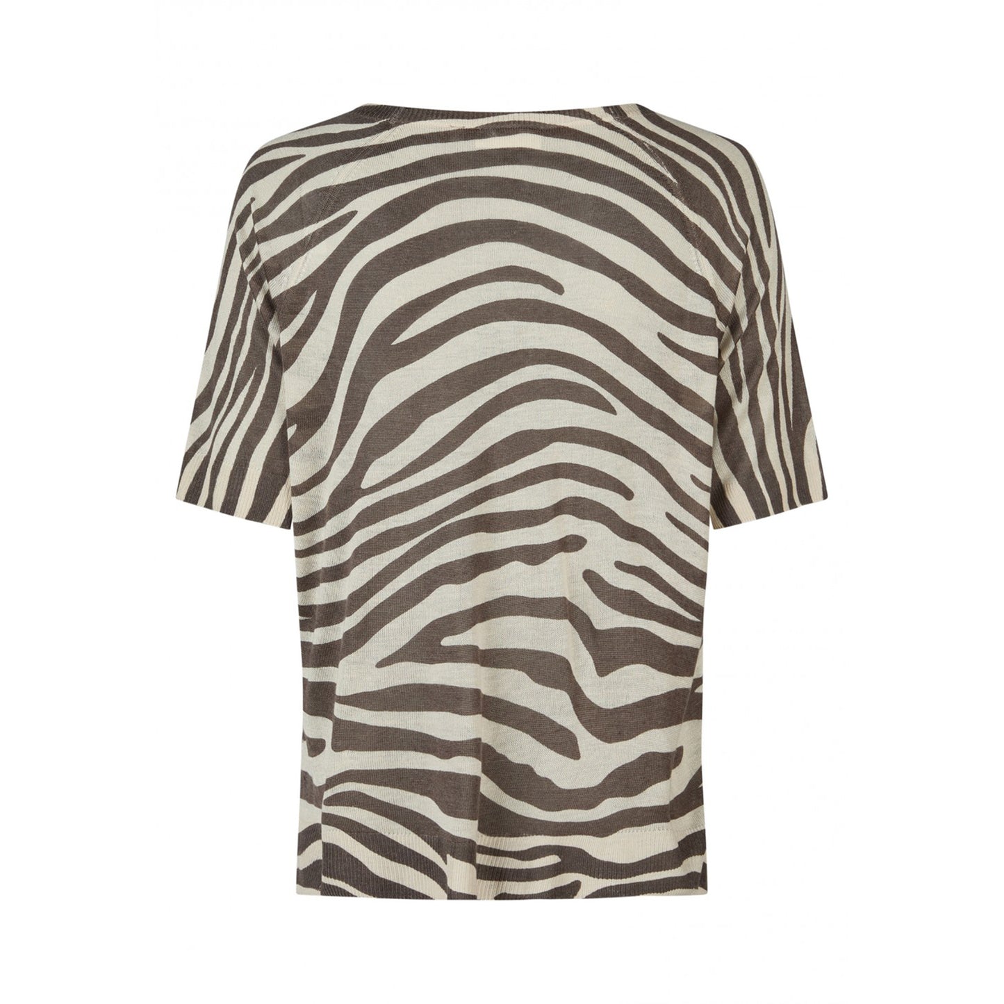 Broadway Damen T-Shirt Strick – zebra big