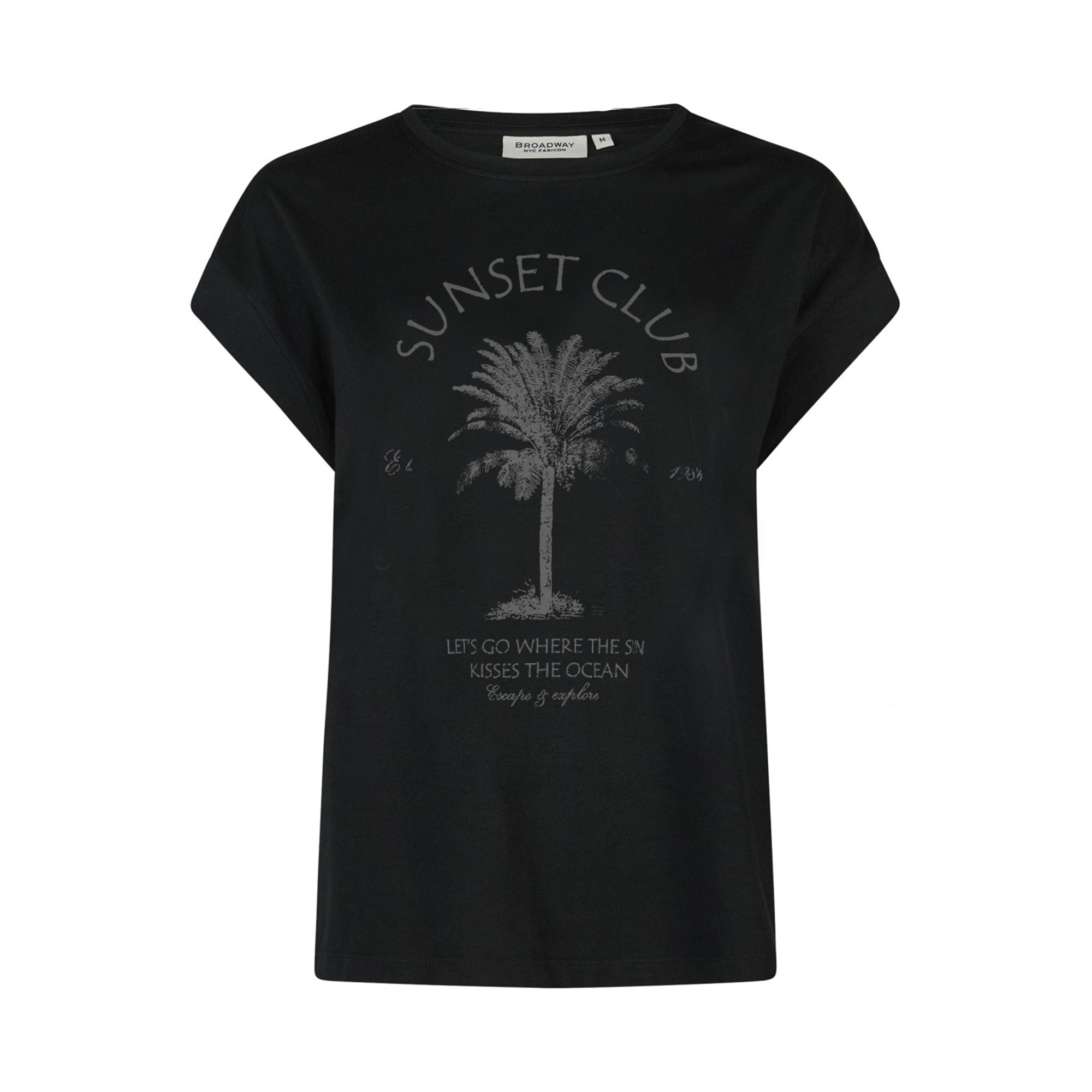 Broadway Damen T-Shirt „Sunset Club“