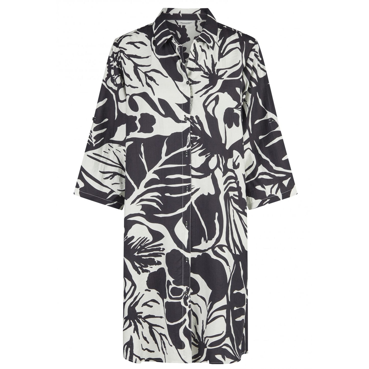 Broadway Damen Blusekleid – black graphic