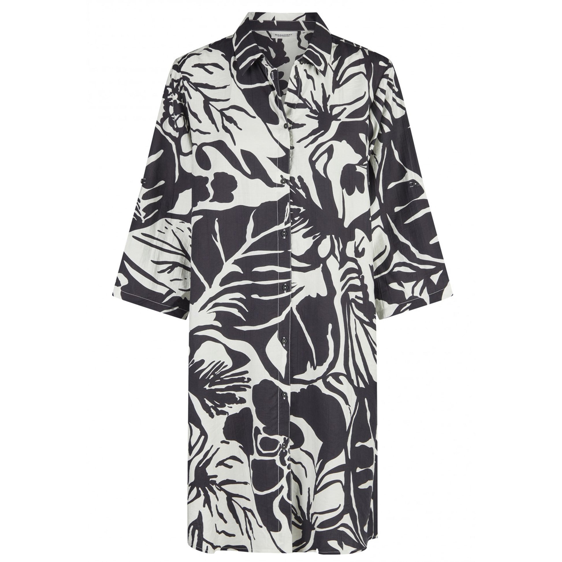 Broadway Damen Blusekleid – black graphic