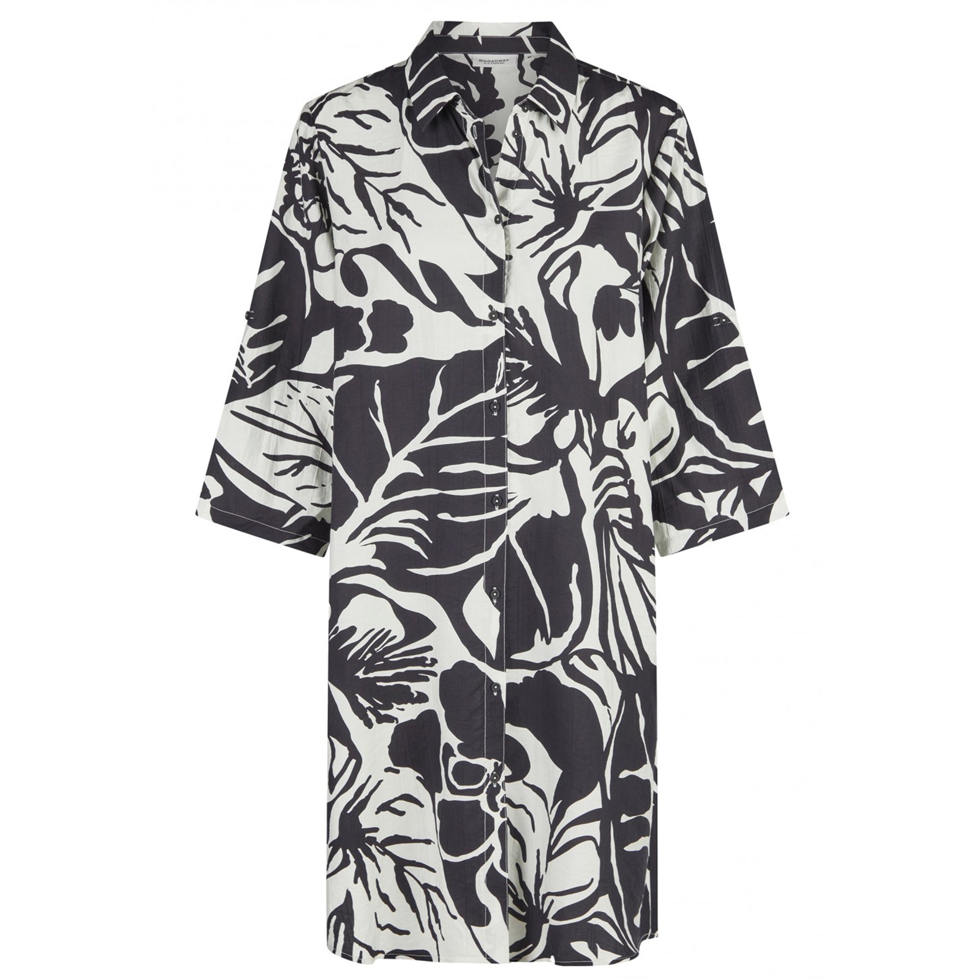 Broadway Damen Blusekleid – black graphic