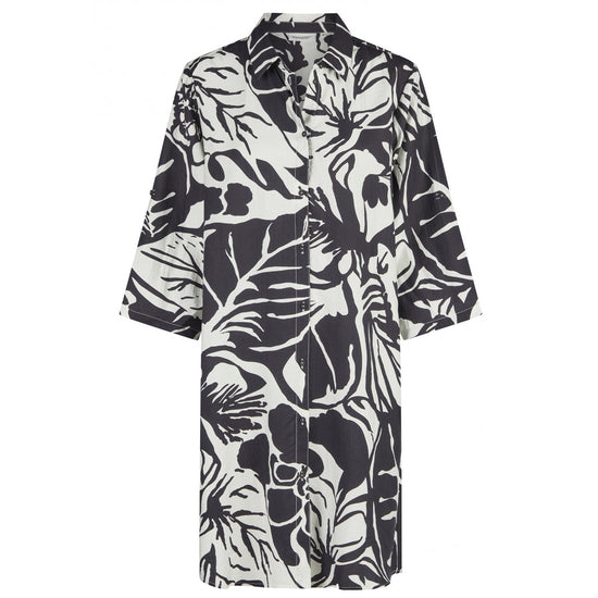 Broadway Damen Blusekleid – black graphic