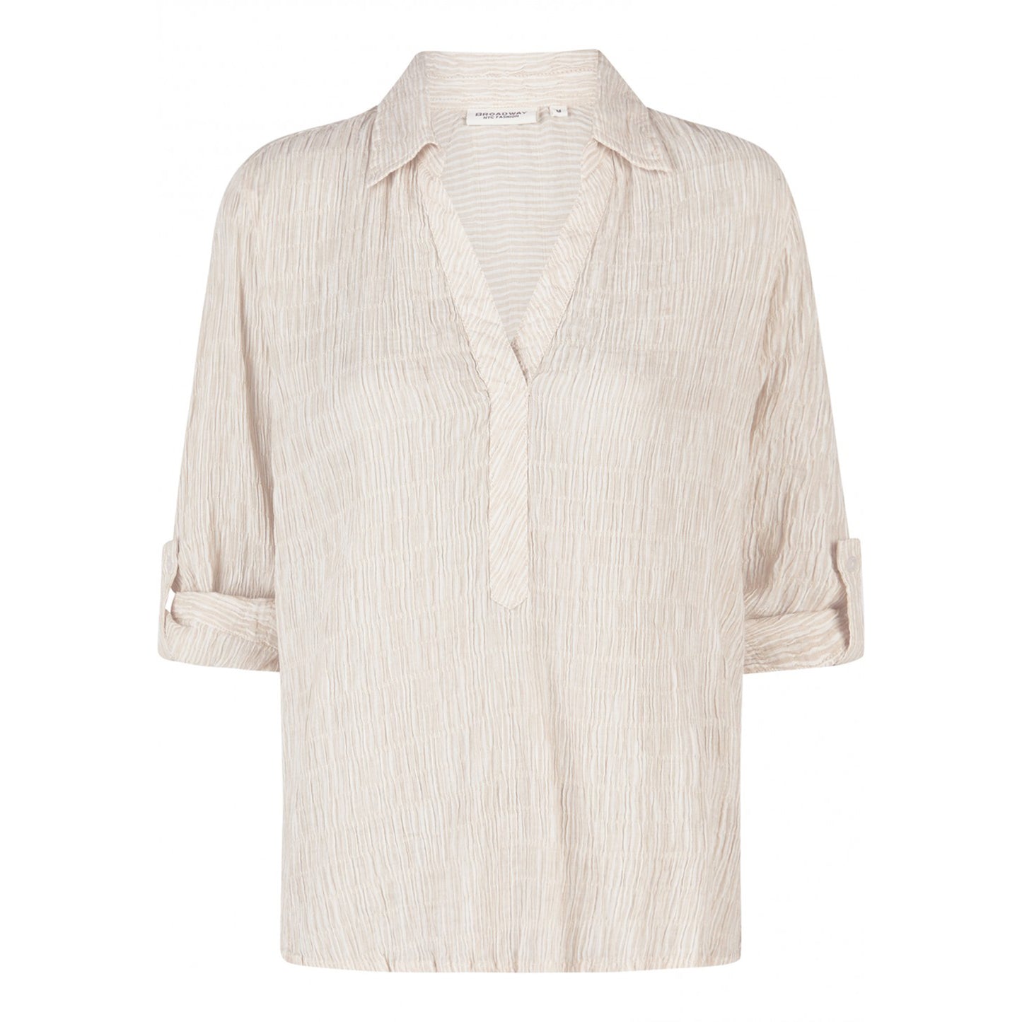 Broadway Damen Bluse – summer sand stripe