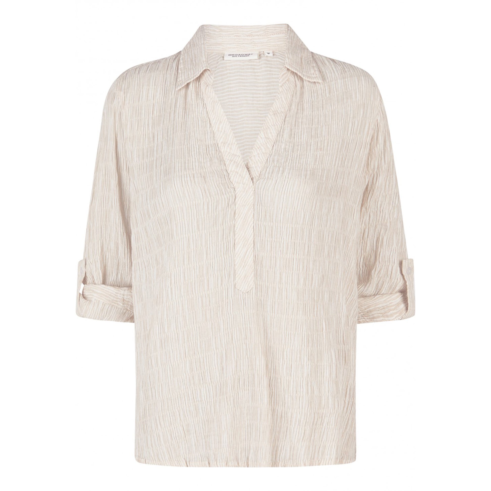 Broadway Damen Bluse – summer sand stripe