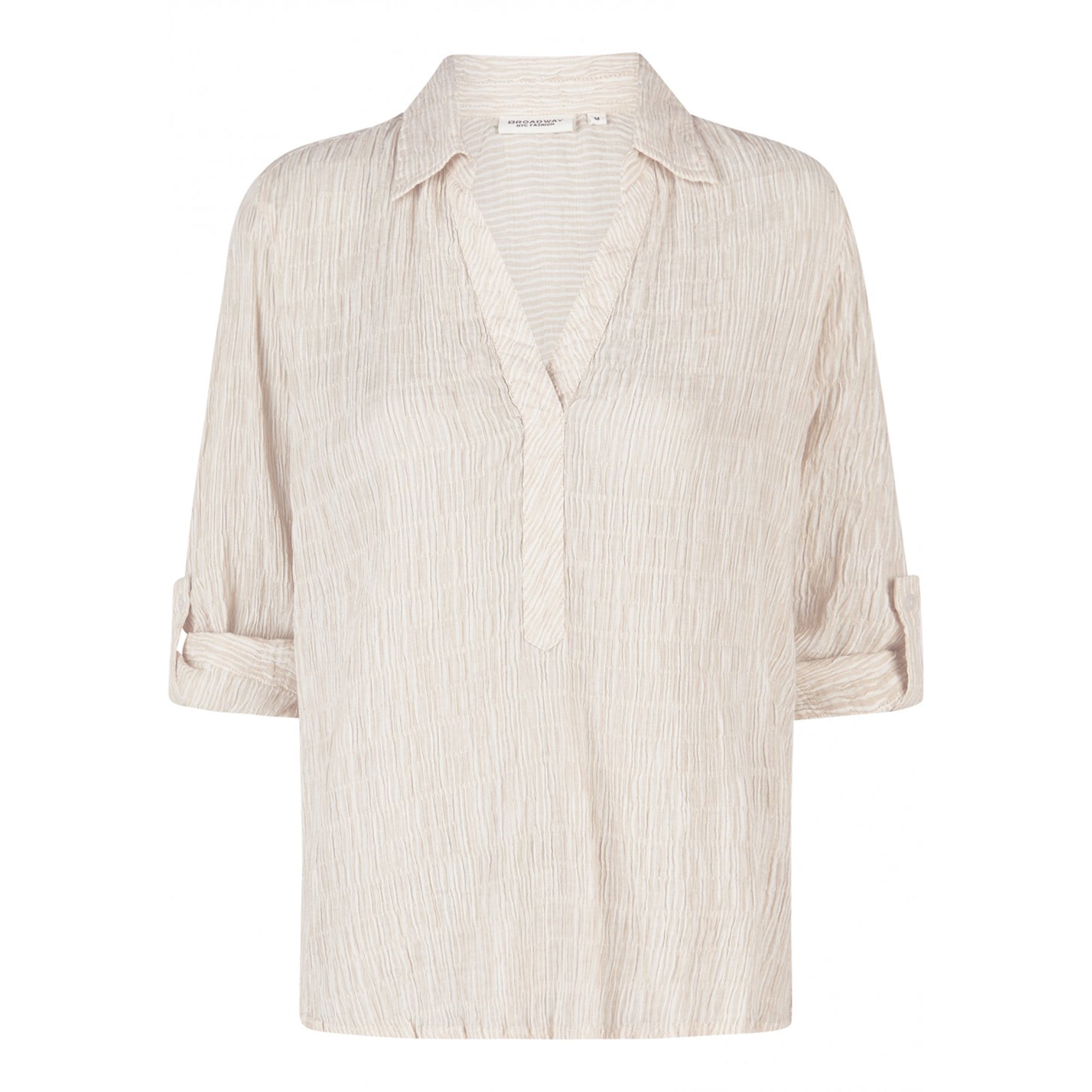 Broadway Damen Bluse – summer sand stripe
