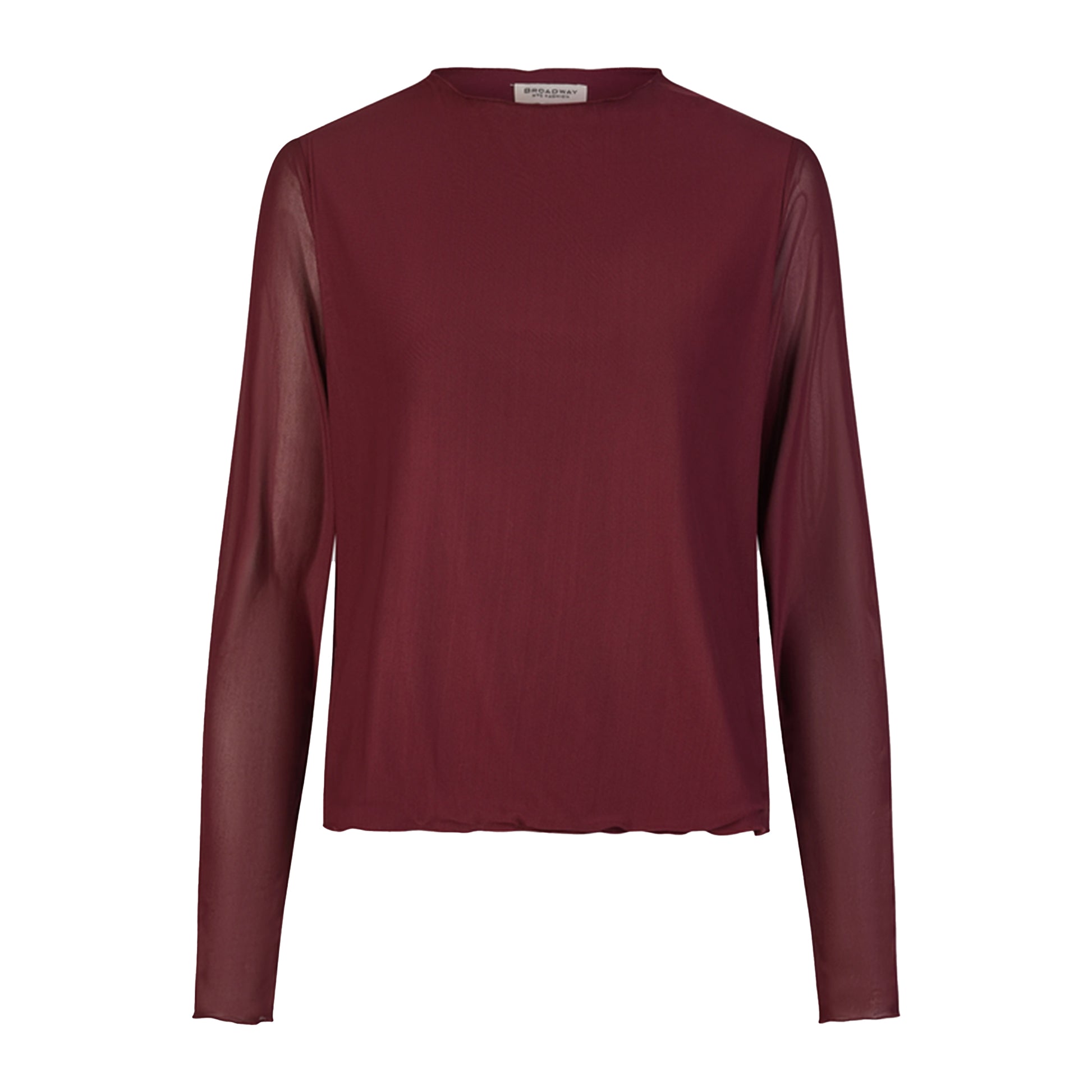 Broadway Damen Langarmshirt 55004650 – burgundy