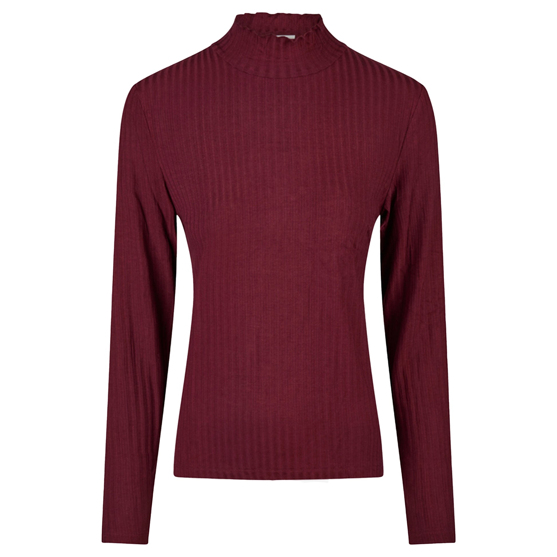 Broadway Damen Langarmshirt 55004654 – burgundy