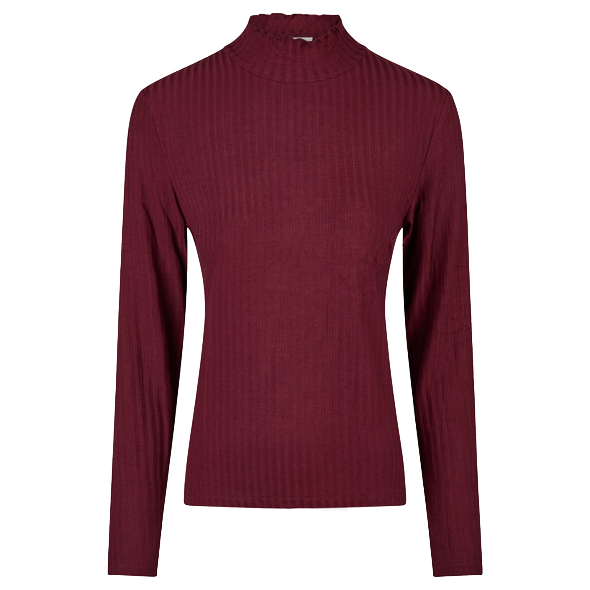 Broadway Damen Langarmshirt 55004654 – burgundy