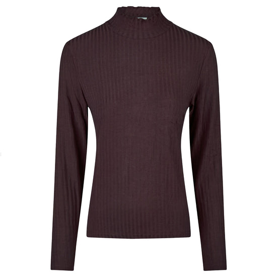 Broadway Damen Langarmshirt 55004654 – espresso