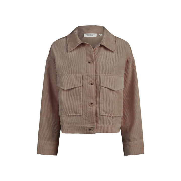 Broadway Damen Cordjacke 55004724 – taupe