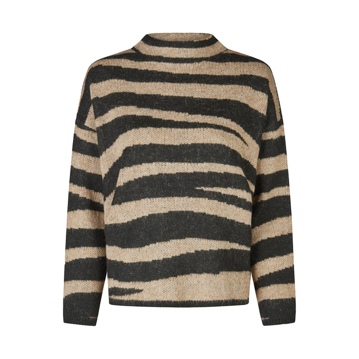 Broadway Damen Pullover 55004914 – schwarz Zebra