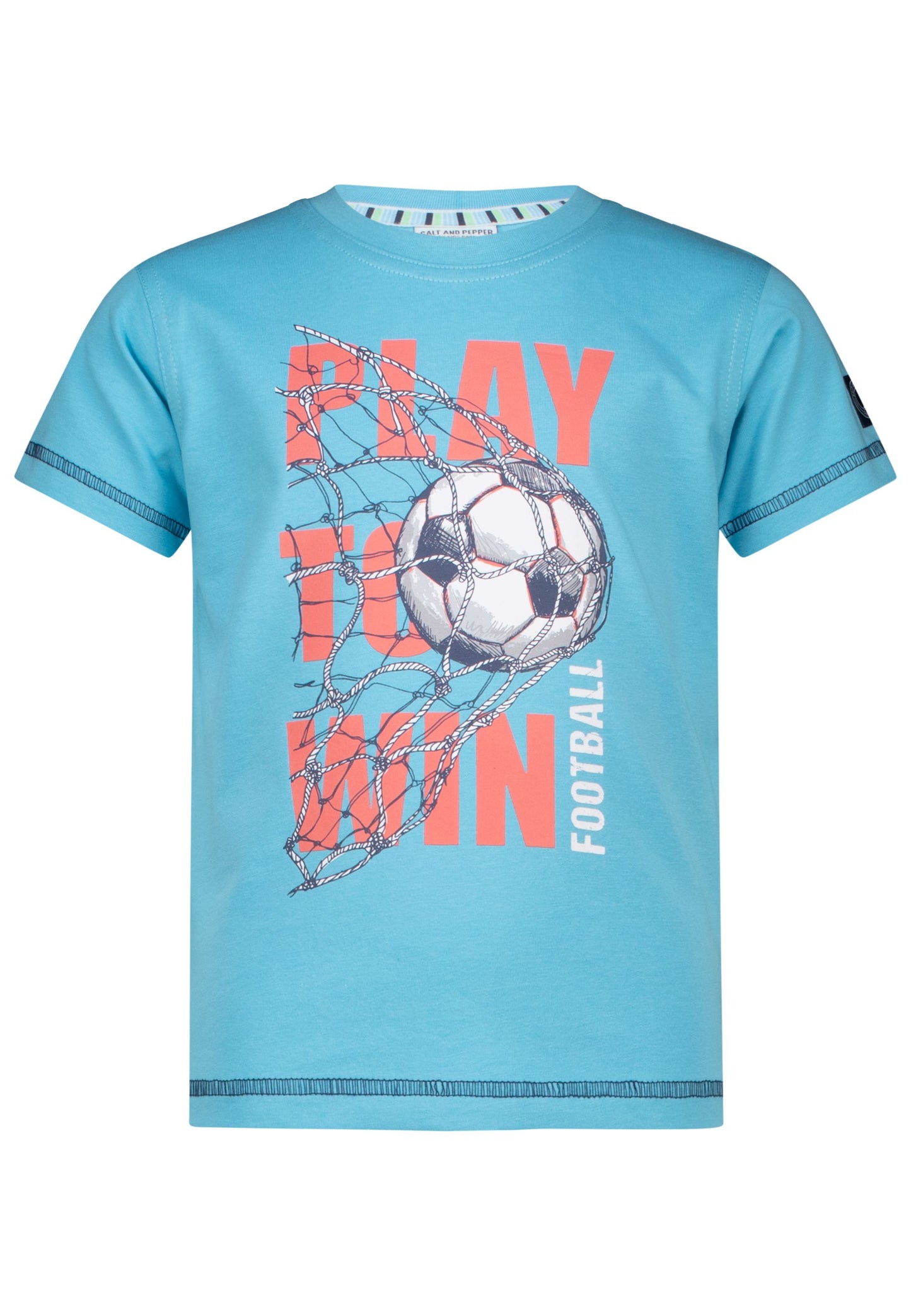 salt and pepper Boys T-Shirt Print Soccer 55320127660