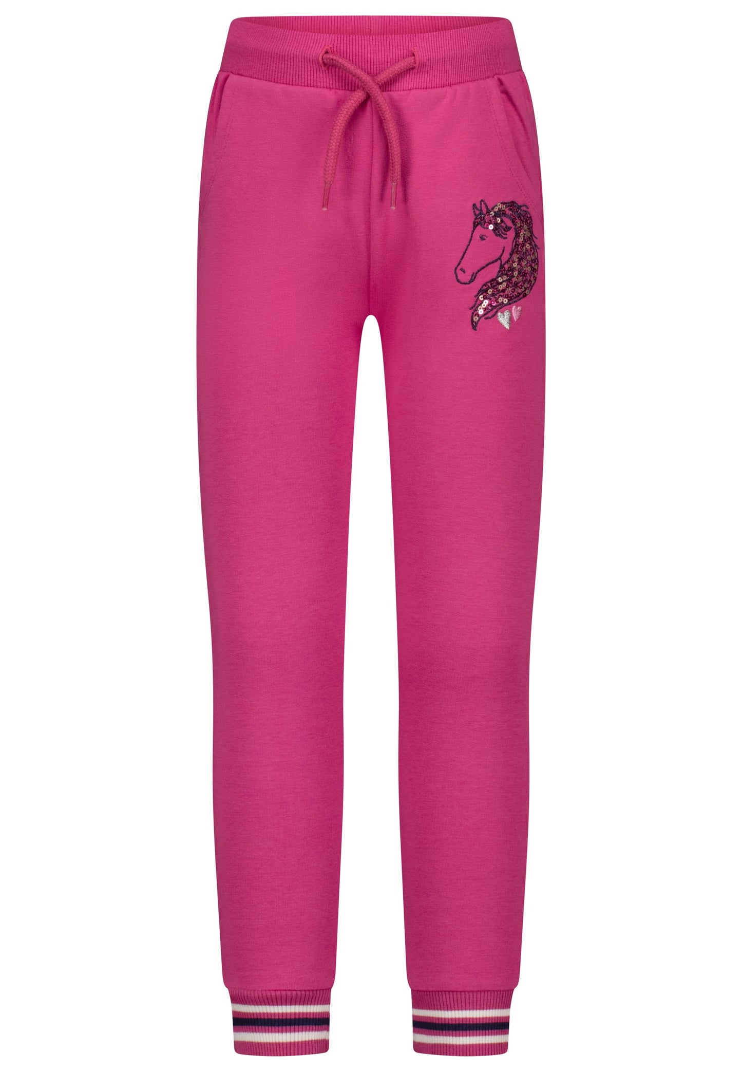 salt and pepper Girls Trousers EMB Horse 55320218440