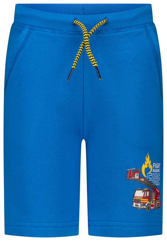 salt and pepper Boys Sweat Shorts Print Fire Vehicle 55320247510