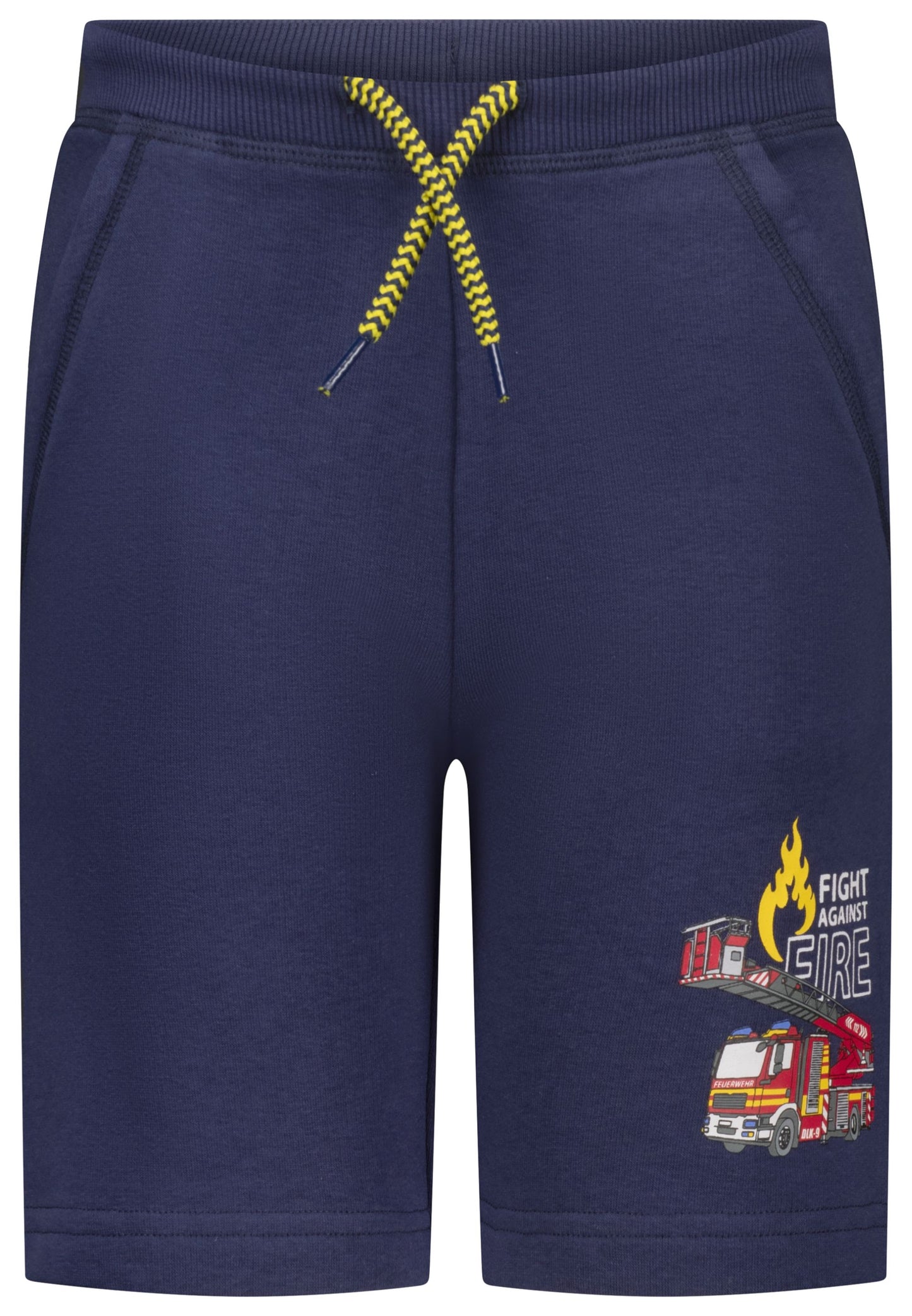 salt and pepper Boys Sweat Shorts Print Fire Vehicle 55320247510