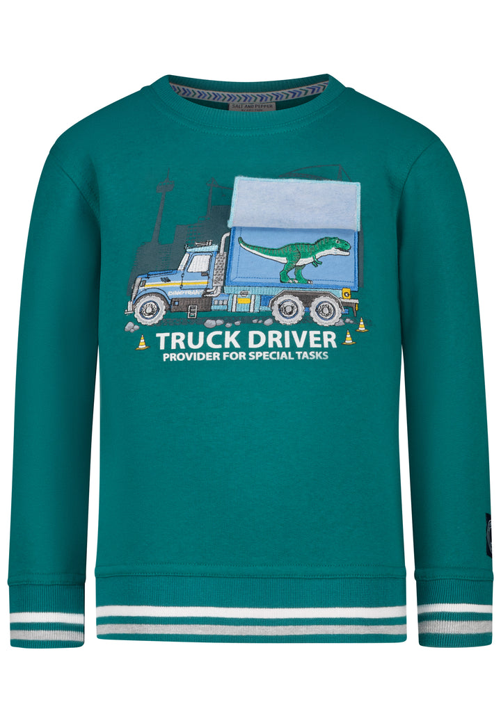 salt and pepper Jungs Sweatshirt Truck 55520117300