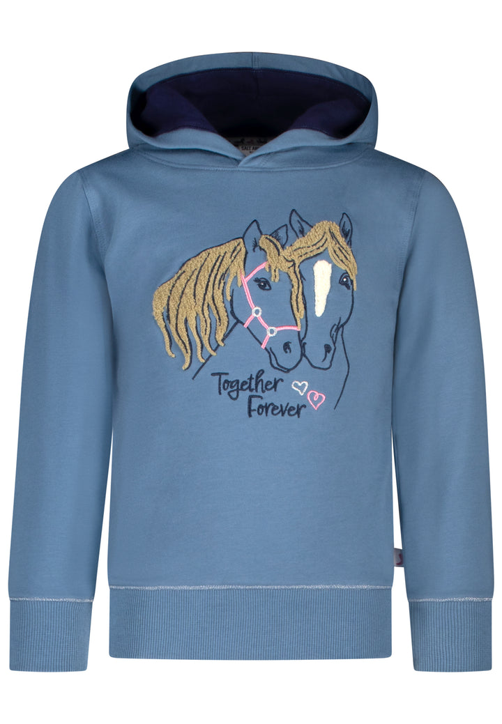 salt and pepper Mädchen Hoody Horses 55520118610