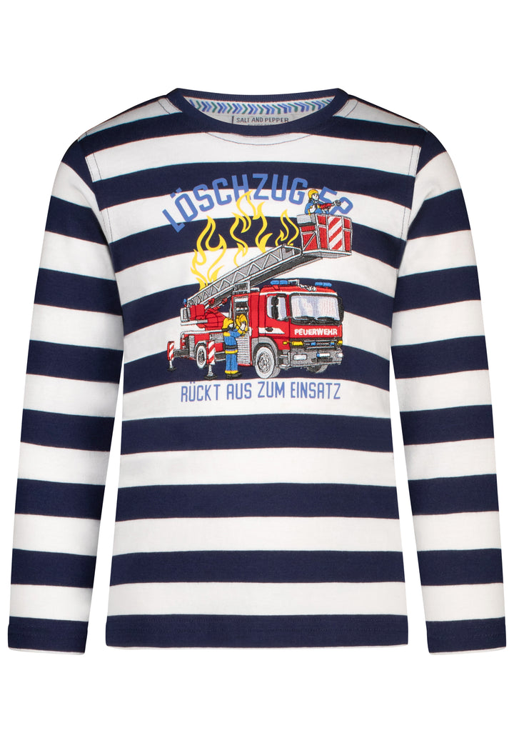 salt and pepper Jungs Longsleeve Firetruck 55520137390