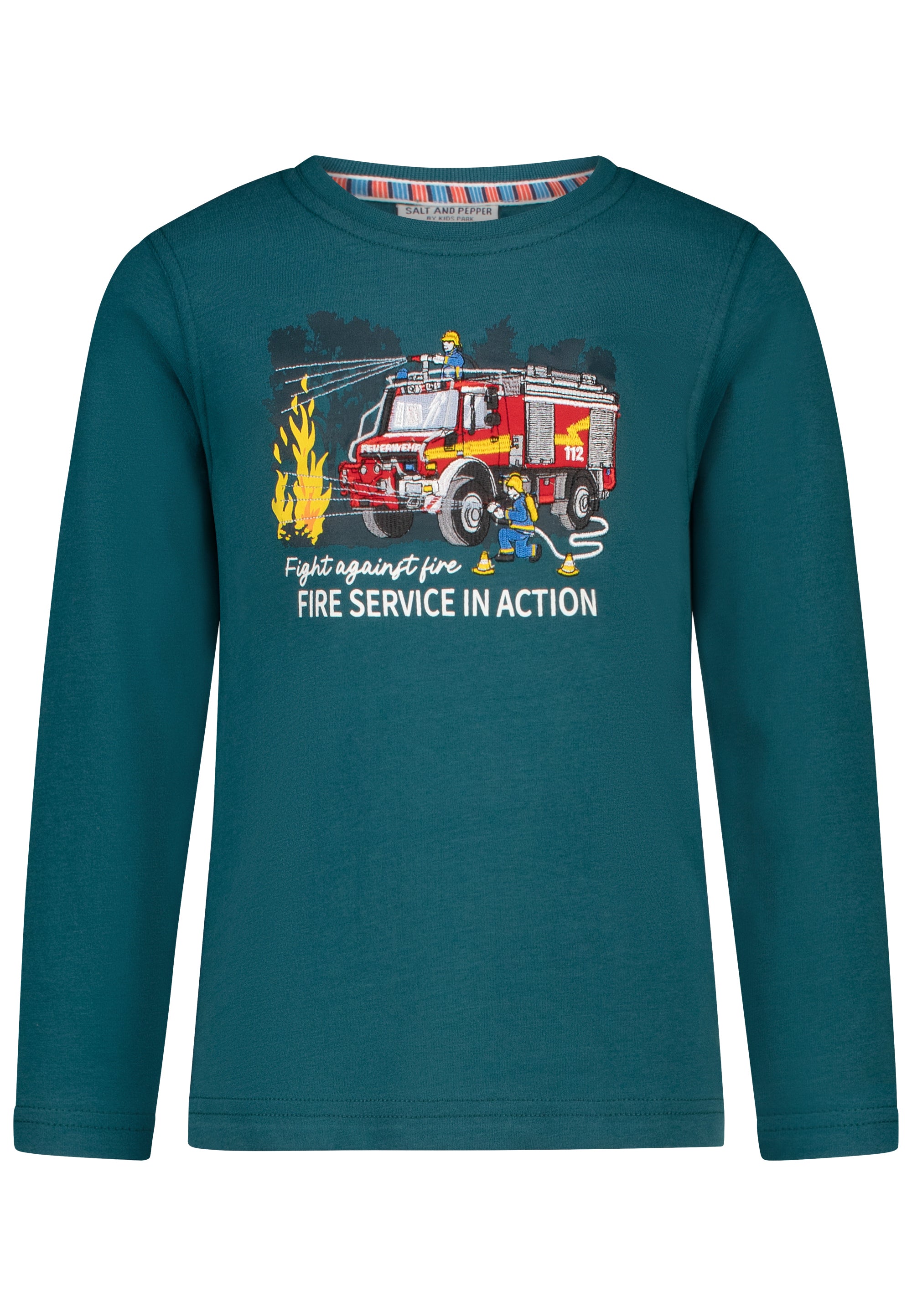 salt and pepper Jungen Langarmshirt Fire Service 55520137770