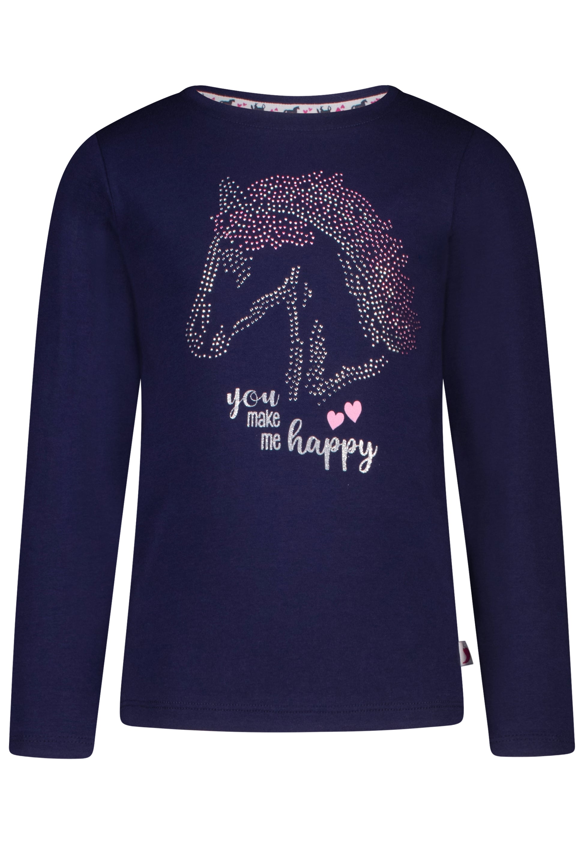 salt and pepper Mädchen Longsleeve Glitter Horse 55520138650