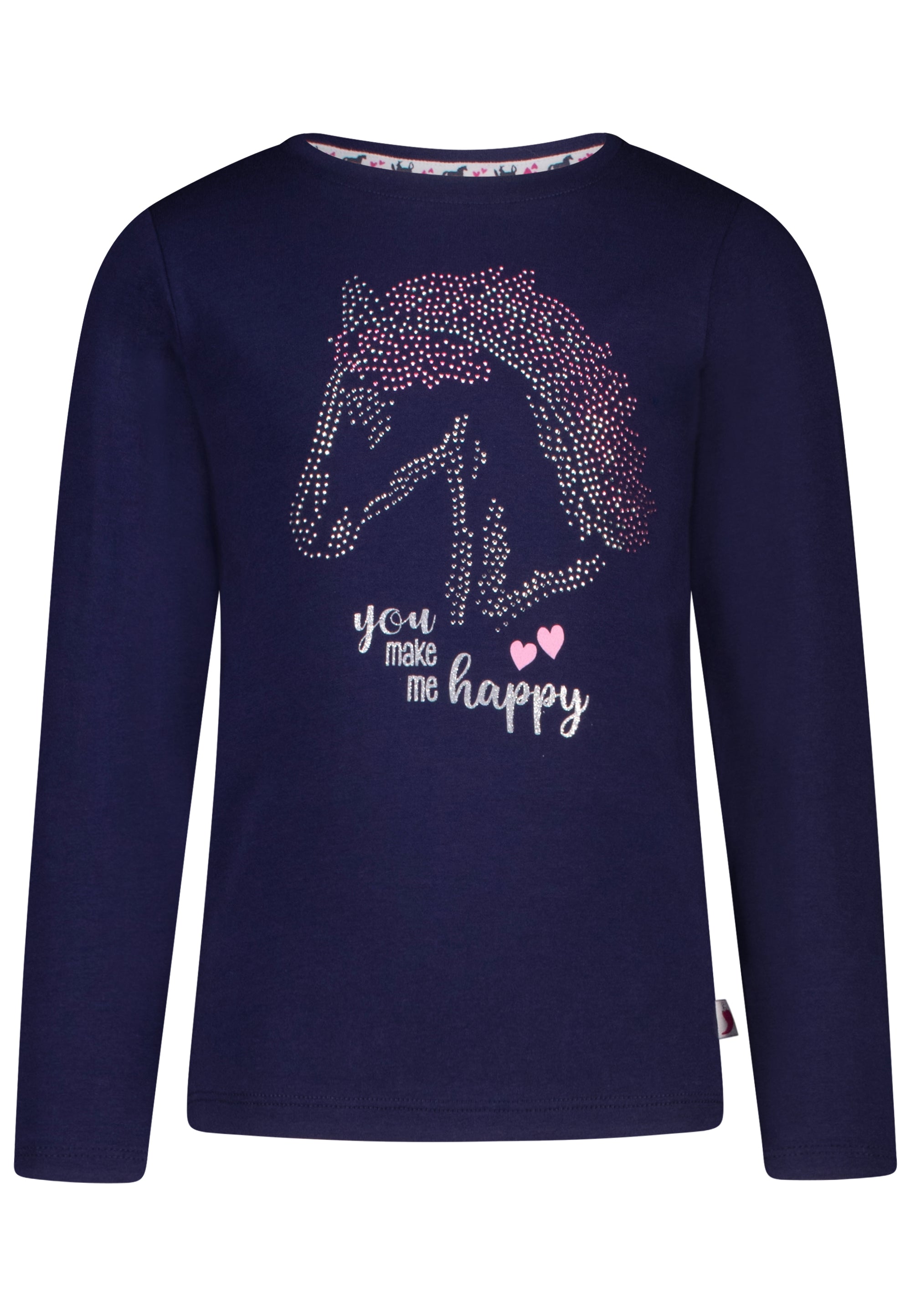 salt and pepper Mädchen Longsleeve Glitter Horse 55520138650