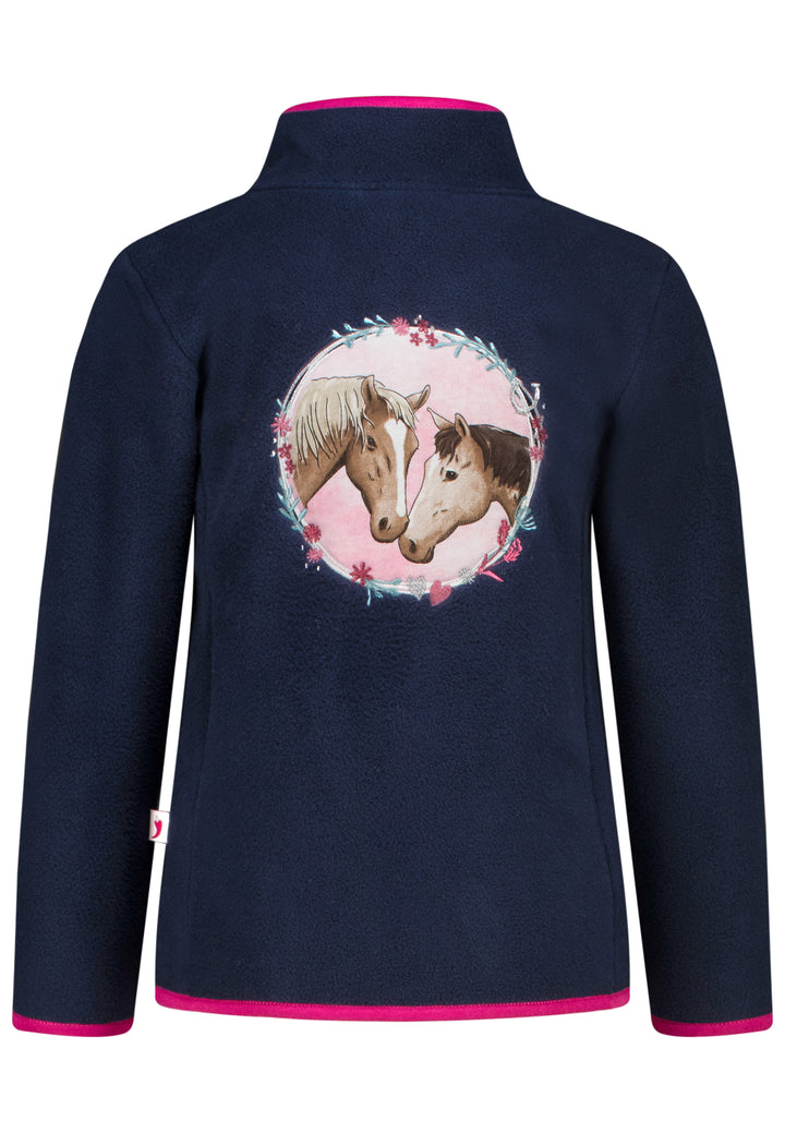 salt and pepper Mädchen Fleece Jacket Horses 55520738600