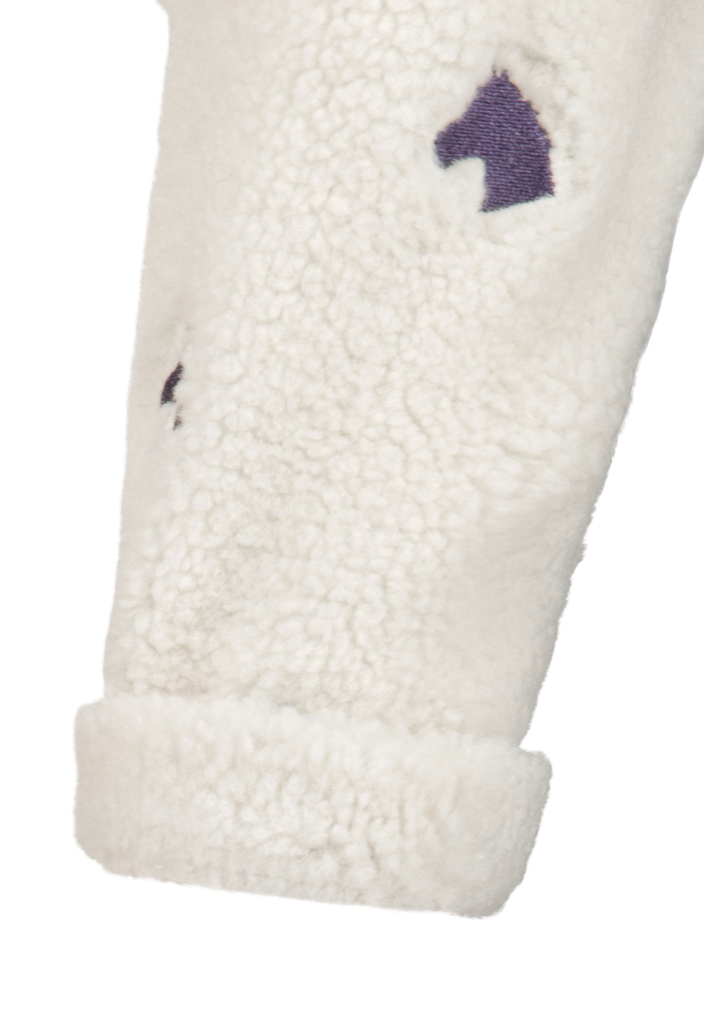 salt and pepper Mädchen Teddyplush Jacket Horses 55520738790
