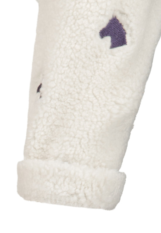 salt and pepper Mädchen Teddyplush Jacket Horses 55520738790
