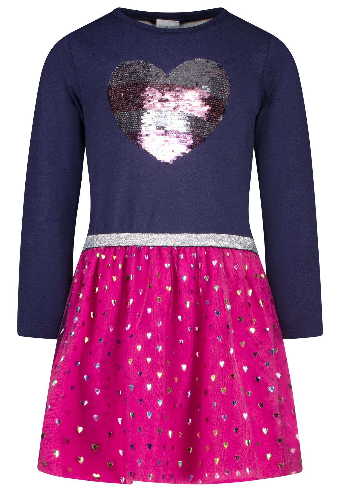 salt and pepper Mädchen Kleid Heart 55590318190