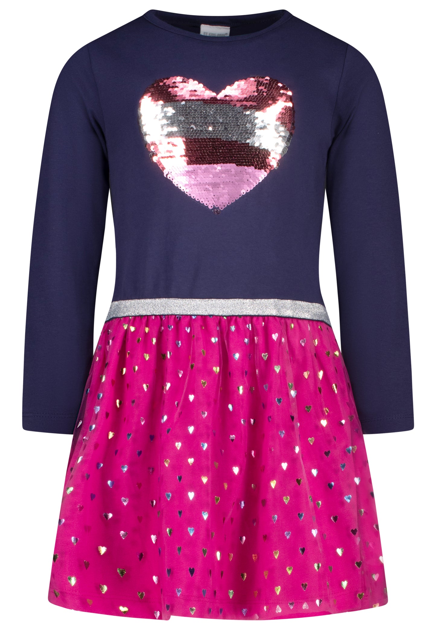 salt and pepper Mädchen Kleid Heart 55590318190