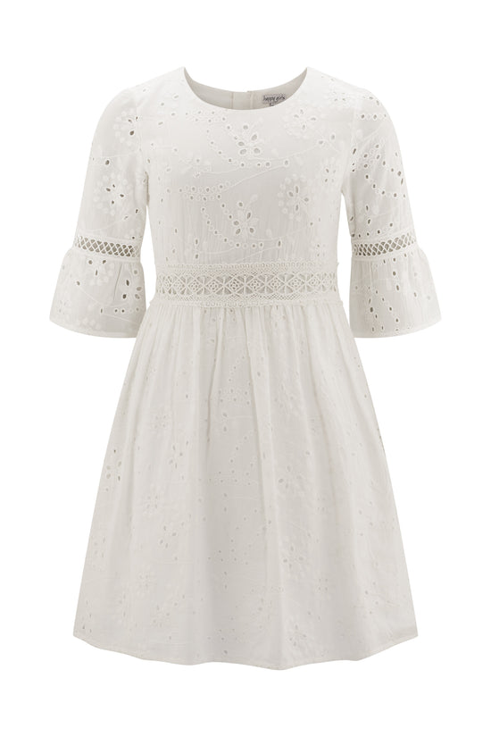 Happy Girls by Eisend Mädchen Kleid 561019 – ecru