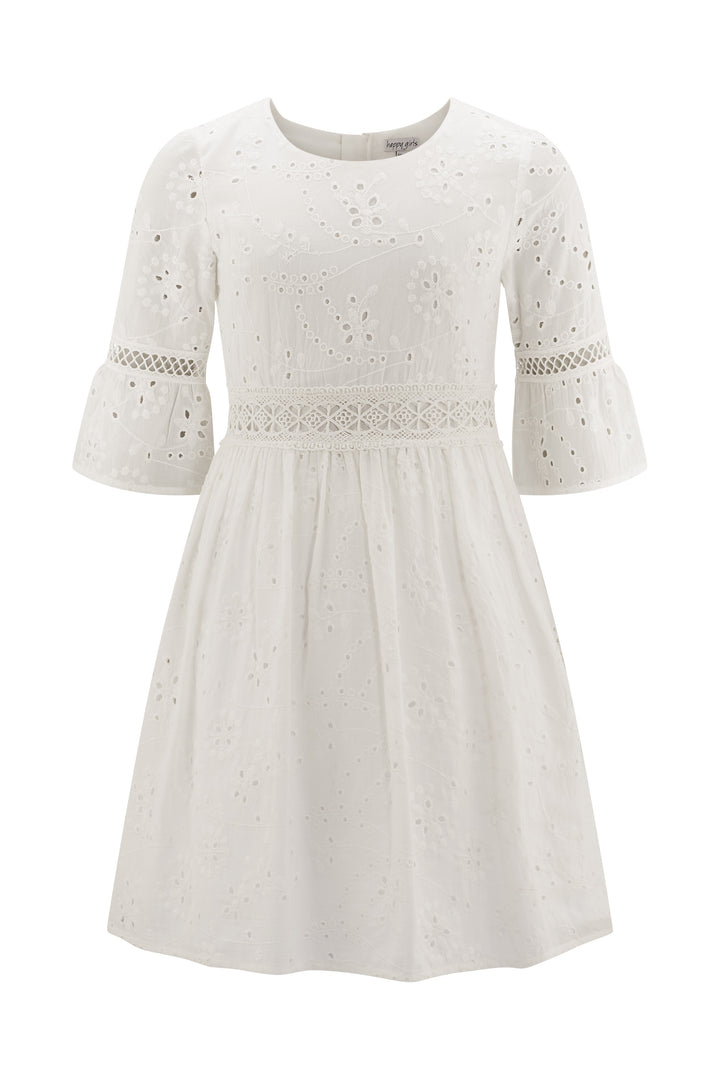 Happy Girls by Eisend Mädchen Kleid 561019 – ecru