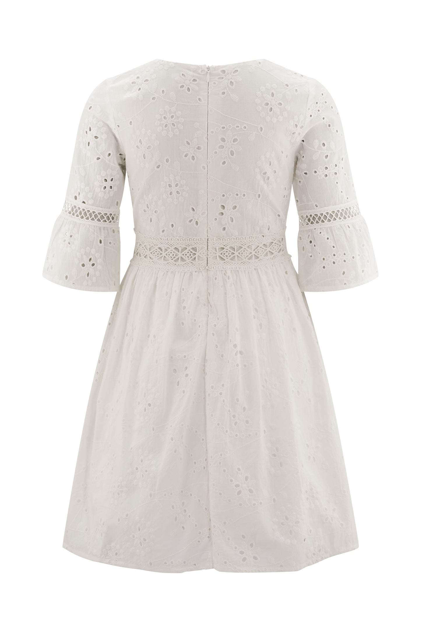 Happy Girls by Eisend Mädchen Kleid 561019 – ecru
