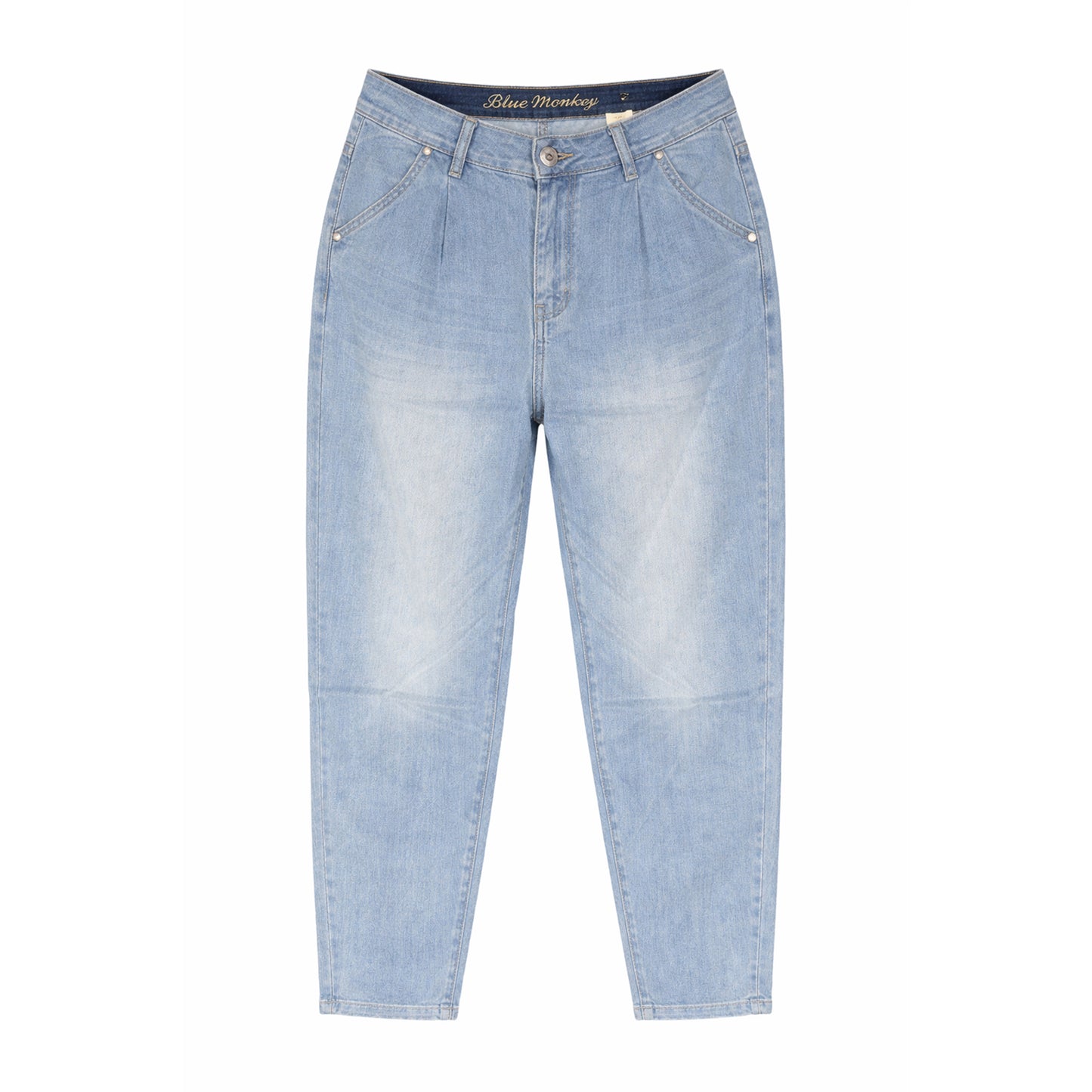 Blue Monkey Damen Jeans Cropped Balloon Fit 57Ashley
