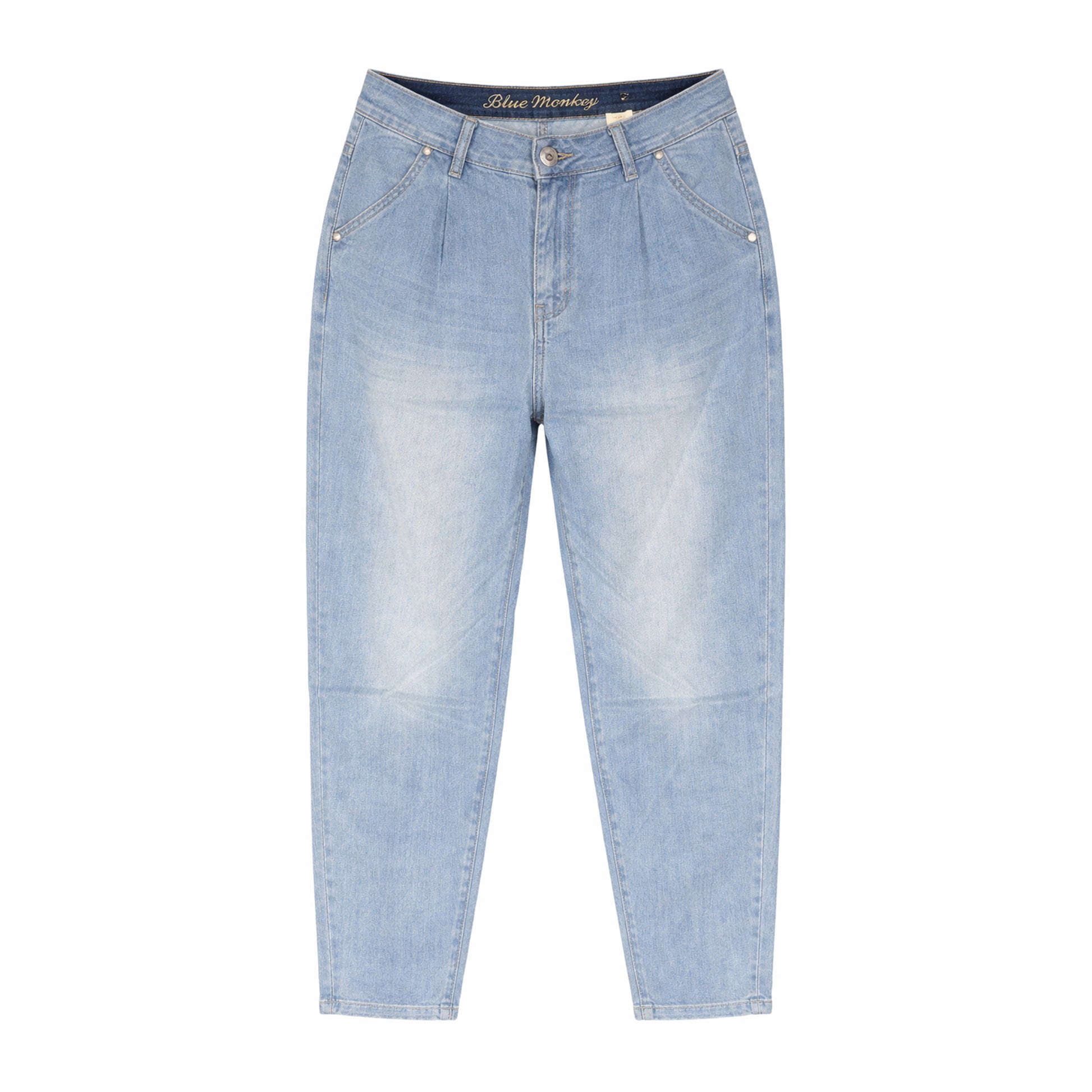 Blue Monkey Damen Jeans Cropped Balloon Fit 57Ashley