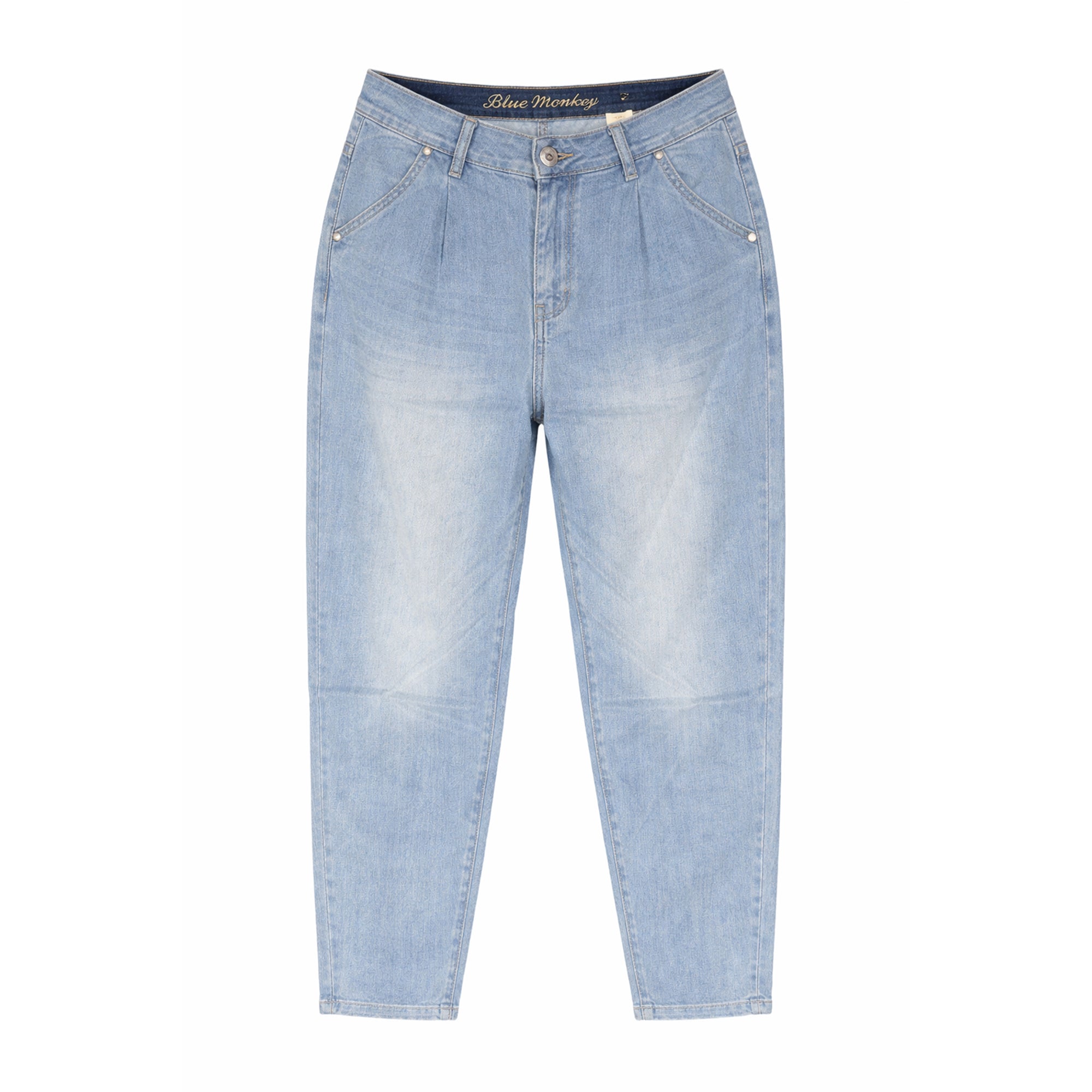 Blue Monkey Damen Jeans Cropped Balloon Fit 57Ashley
