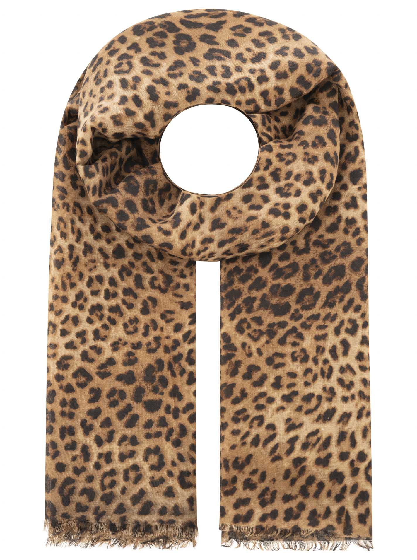 Zwillingsherz Damen Schal "Print Leo"