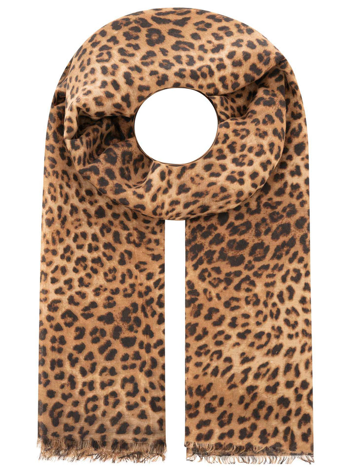 Zwillingsherz Damen Schal "Print Leo"