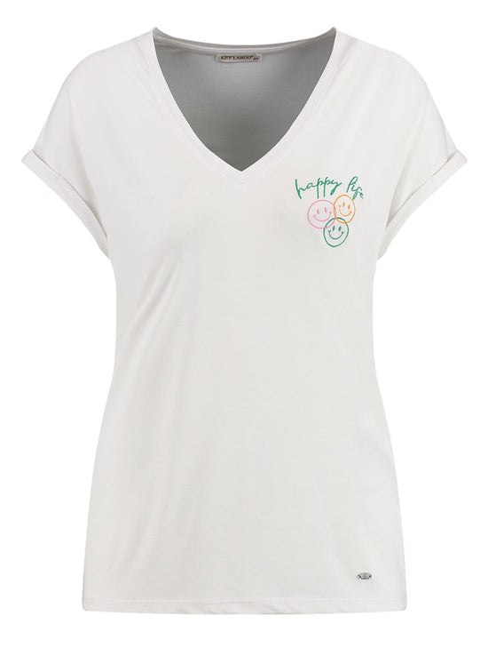 Key Largo Damen T-Shirt WT SUNSHINE V-NECK