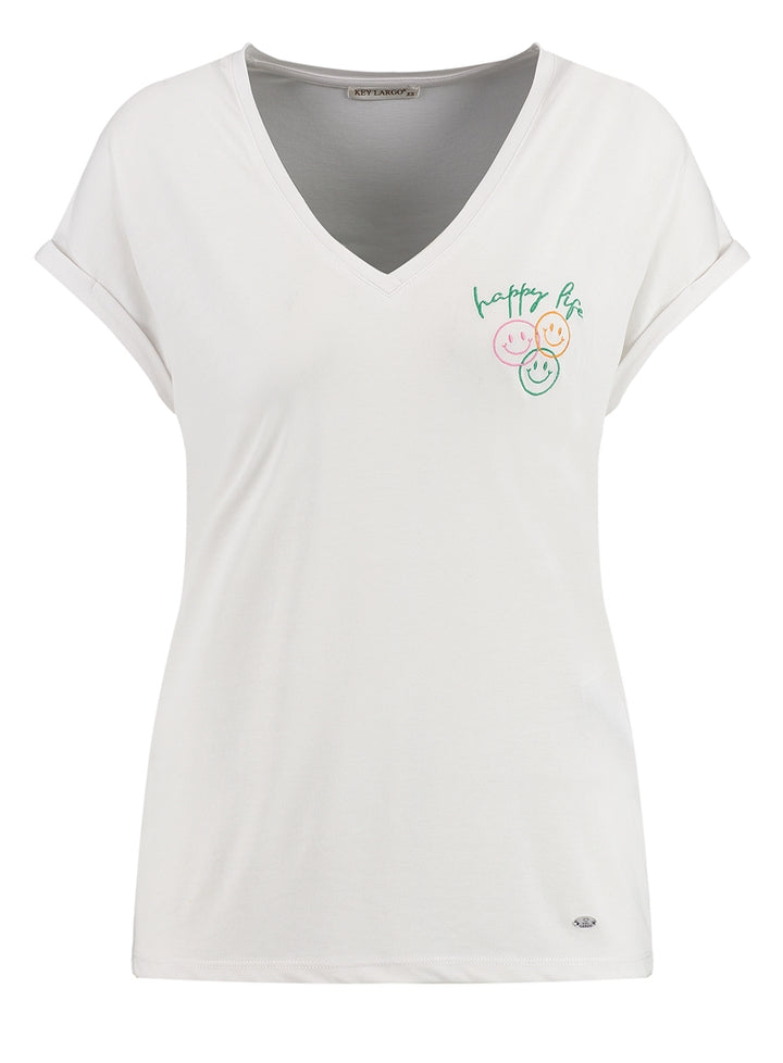 Key Largo Damen T-Shirt WT SUNSHINE V-NECK
