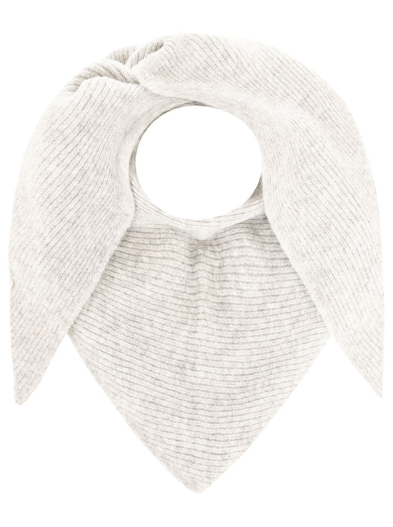 Zwillingsherz Damen Schal Dreieckstuch Wollmix "Rippe"