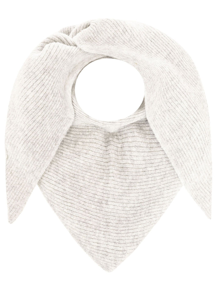 Zwillingsherz Damen Schal Dreieckstuch Wollmix "Rippe"
