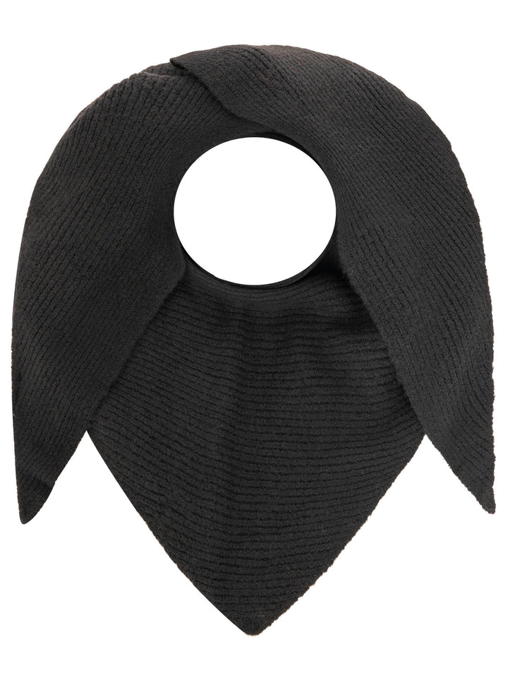 Zwillingsherz Damen Schal Dreieckstuch Wollmix "Rippe"