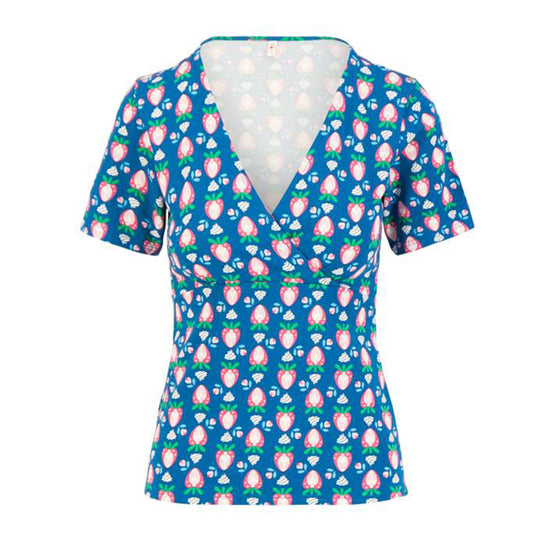 Blutsgeschwister Damen T-Shirt Mon Soleil Cache strawberry and kiss