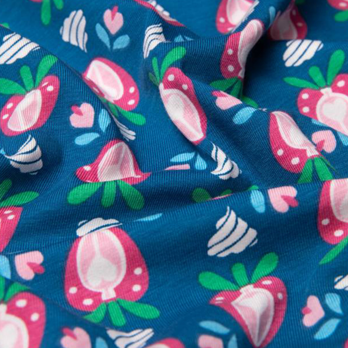Blutsgeschwister Damen T-Shirt Mon Soleil Cache strawberry and kiss